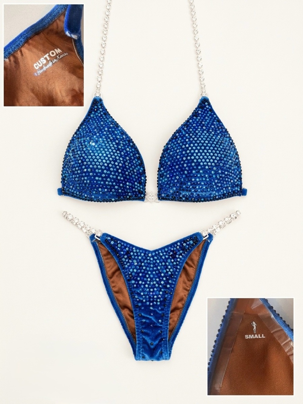 Angel Competition Bikinis 2025 Deblue Nova Royal Velvet Pro Bikini - Small